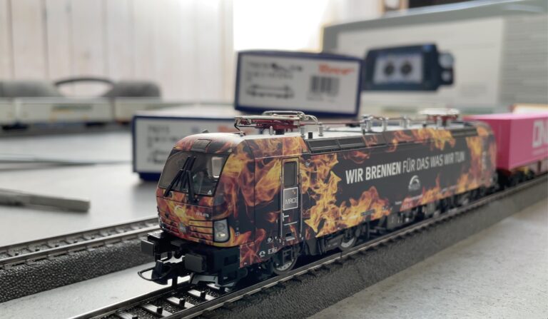 Vectron BR 193 878-6 TX-Logistik tractant des containers